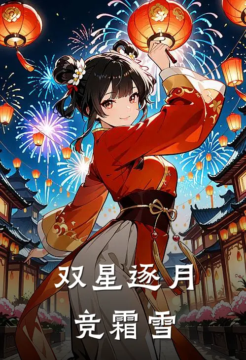 双星逐月竞霜雪